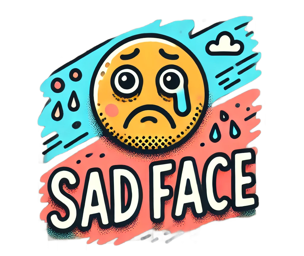 Sad Face Cards Logo